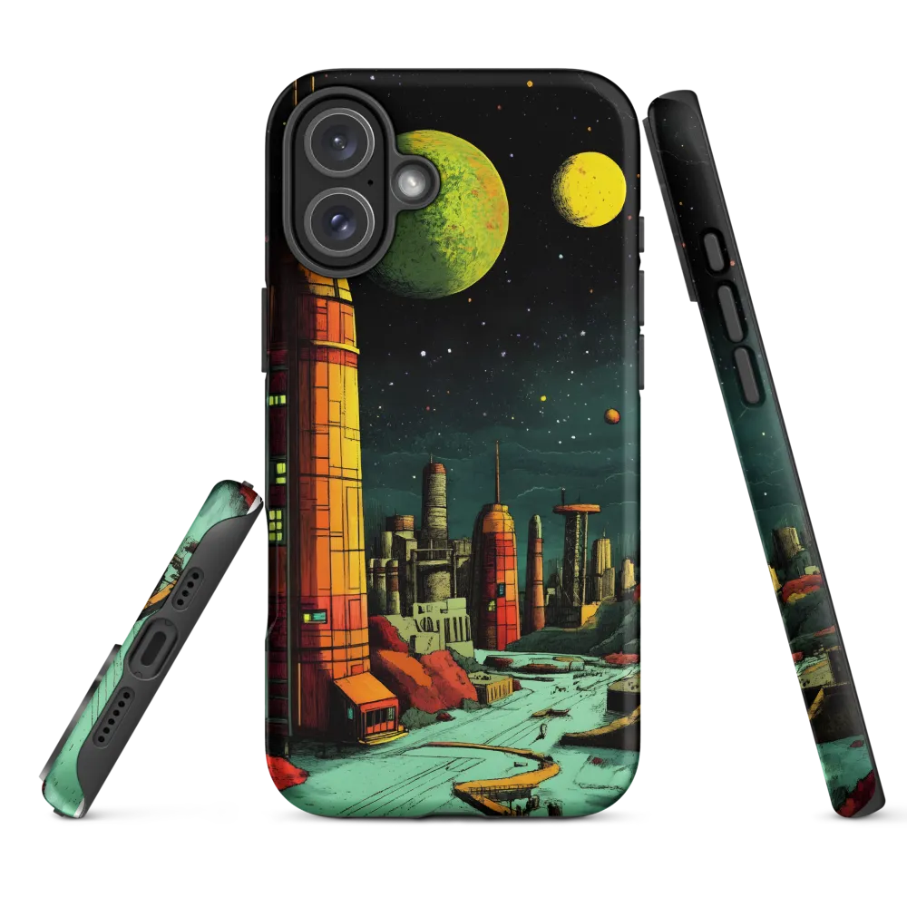 Cosmic Cityscape | Phone Case |  16 Plus | Tough Case | Matte