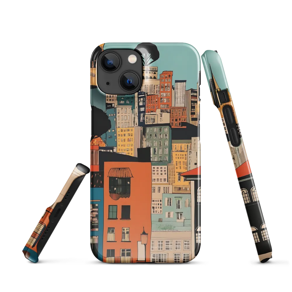 Urban Fusion: A Colorful Cityscape