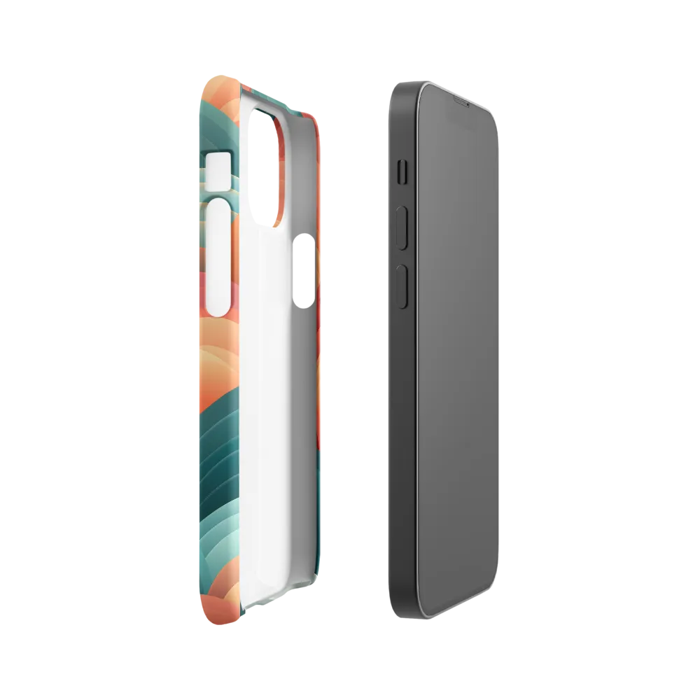 Rhythms of the Waves | Phone Case |  13 Mini | Snap Case | Matte