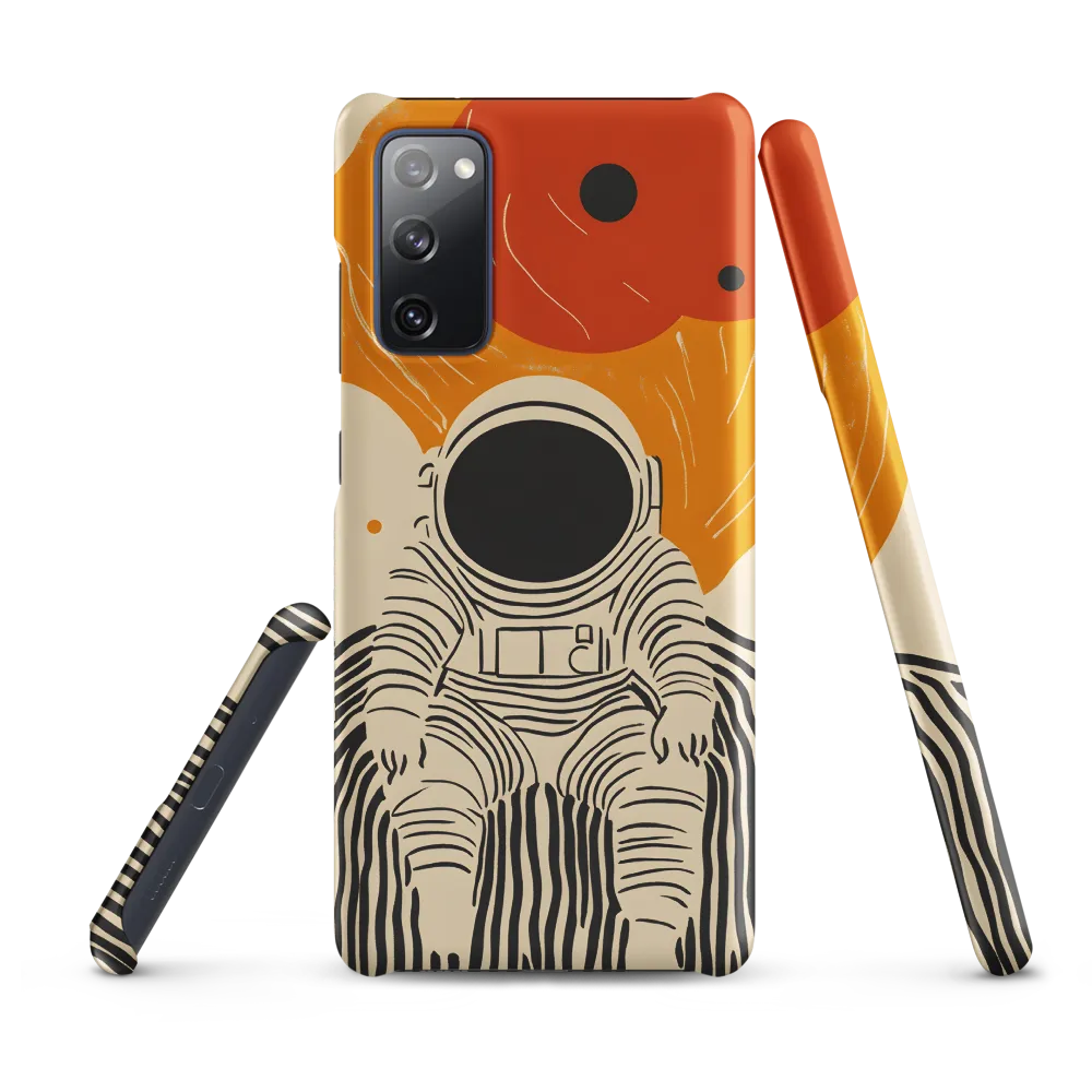 Astronaut in Cosmic Thoughts | Phone Case |  S20 FE | Snap Case | Matte