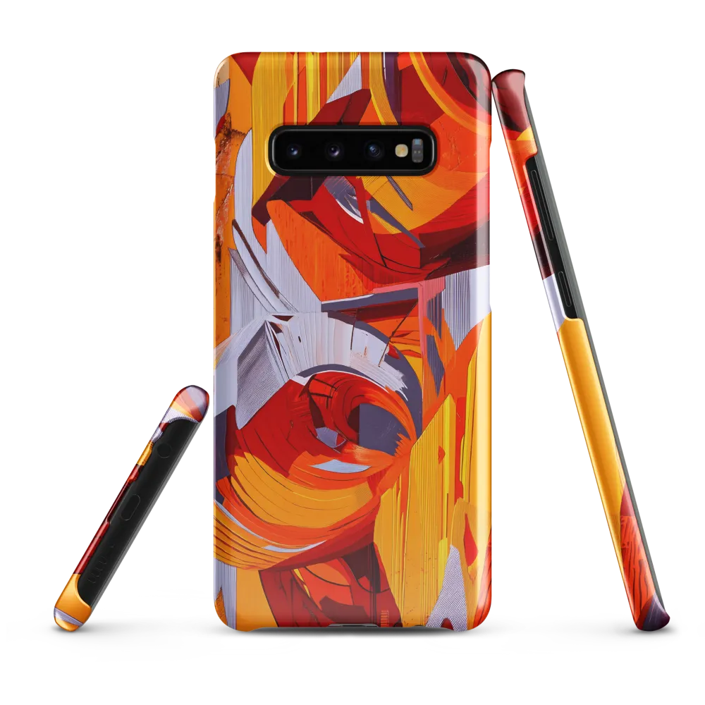 Dynamic Geometric Harmony | Phone Case |  S10 Plus | Snap Case | Glossy