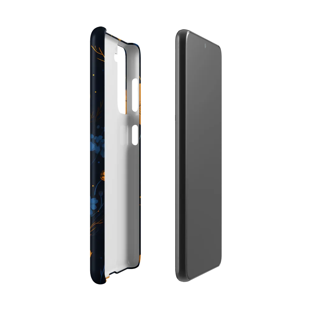 Nocturnal Blossoms | Phone Case |  S21 | Snap Case | Matte