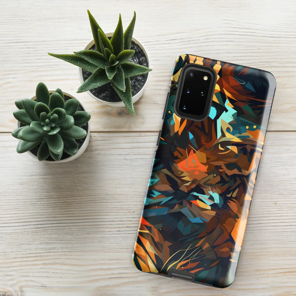 Wild Symphony: Abstract Tigers | Phone Case |  S20 Plus | Tough Case | Glossy