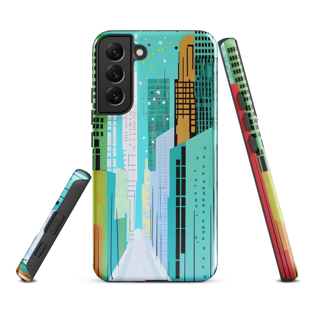 Urban Symphony in Turquoise