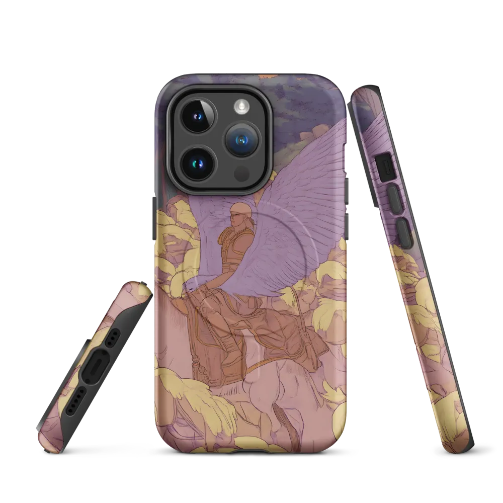 The Winged Guardian | Phone Case |  14 Pro | MagSafe® Tough Case | Matte