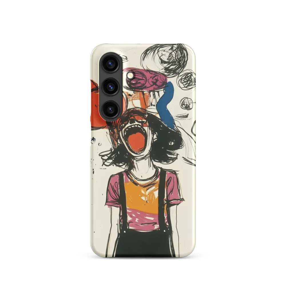 Echoes of Anguish | Phone Case |  S24 | Snap Case | Matte