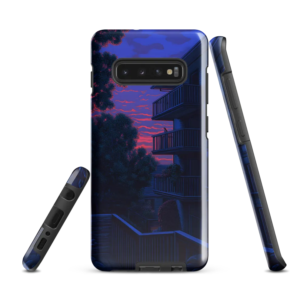 Urban Serenity at Dusk | Phone Case |  S10 Plus | Tough Case | Glossy