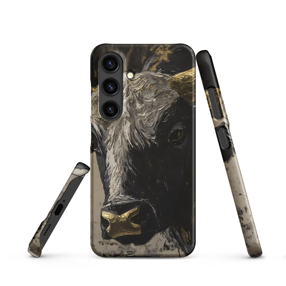 Majestic Bull: The Power in Black and Gold