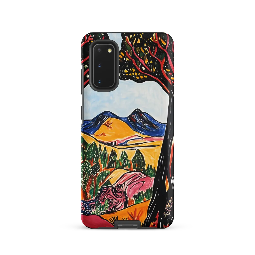 Vibrant Nature's Embrace | Phone Case |  S20 | Tough Case | Matte
