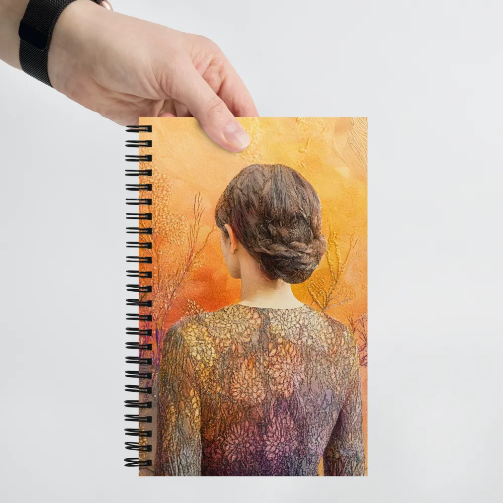 Harmony of Texture and Color | Spiral Notebook