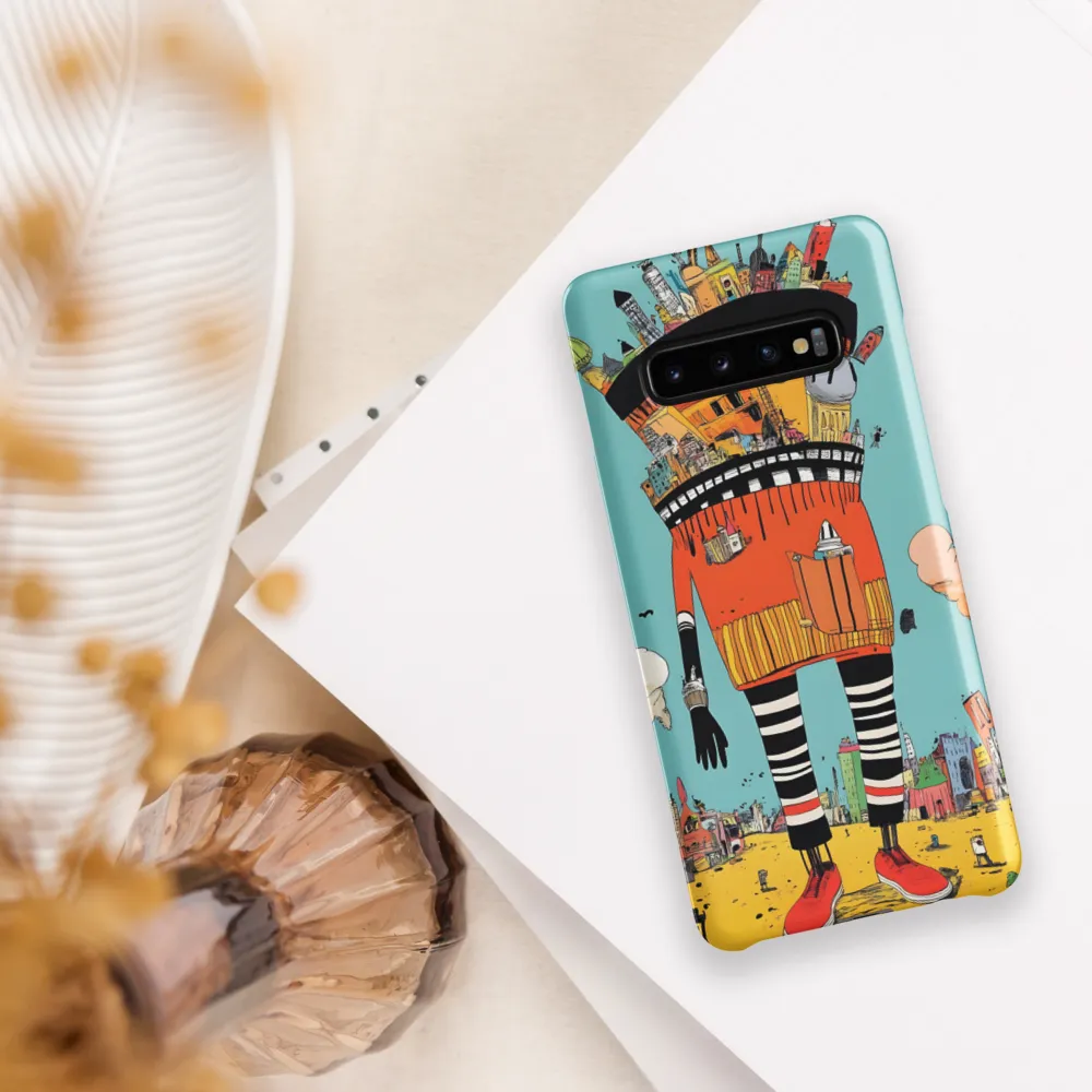 Urban Fantasia: A Whimsical Encounter | Phone Case |  S10 Plus | Snap Case | Matte