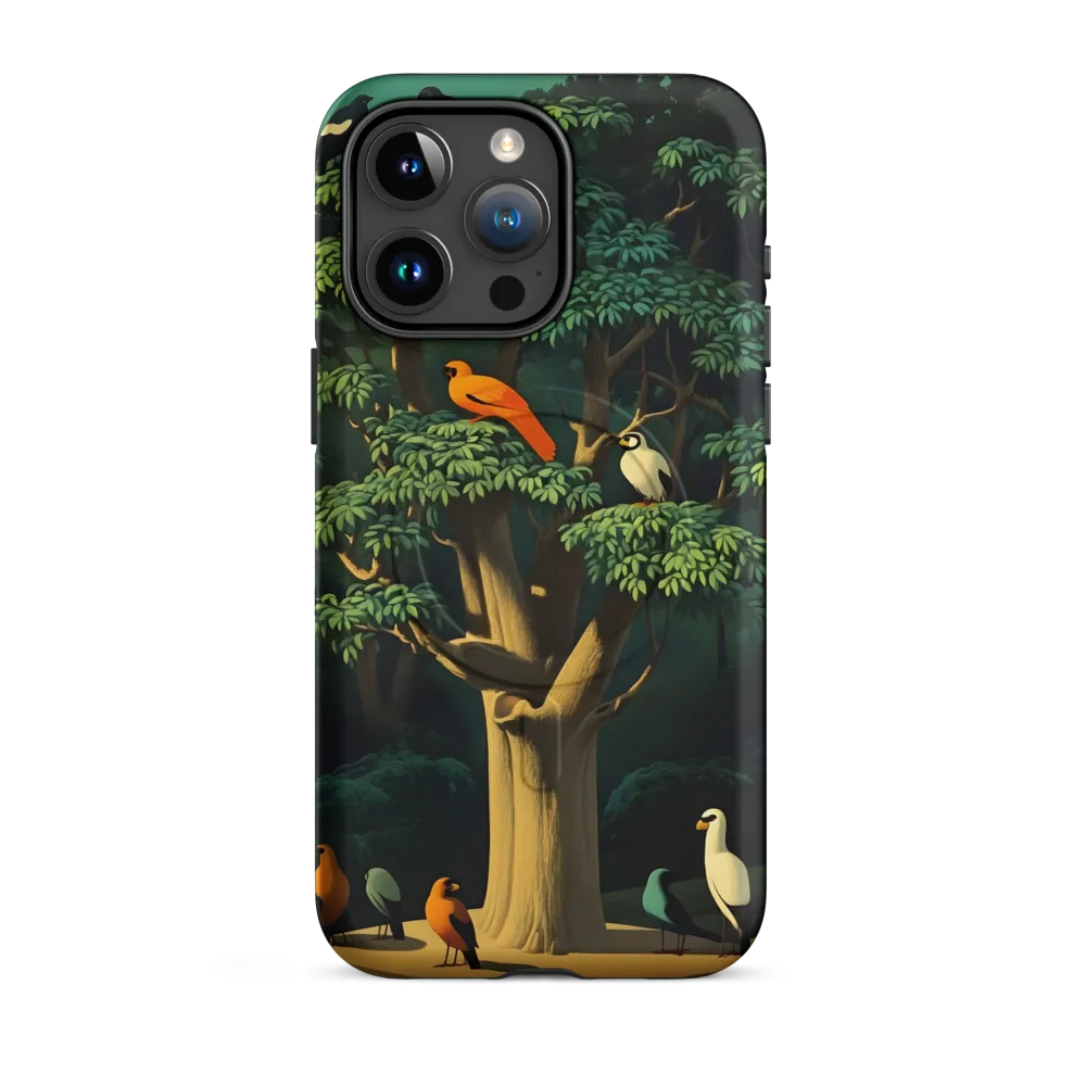 Harmony in Color: A Surreal Bird Symphony