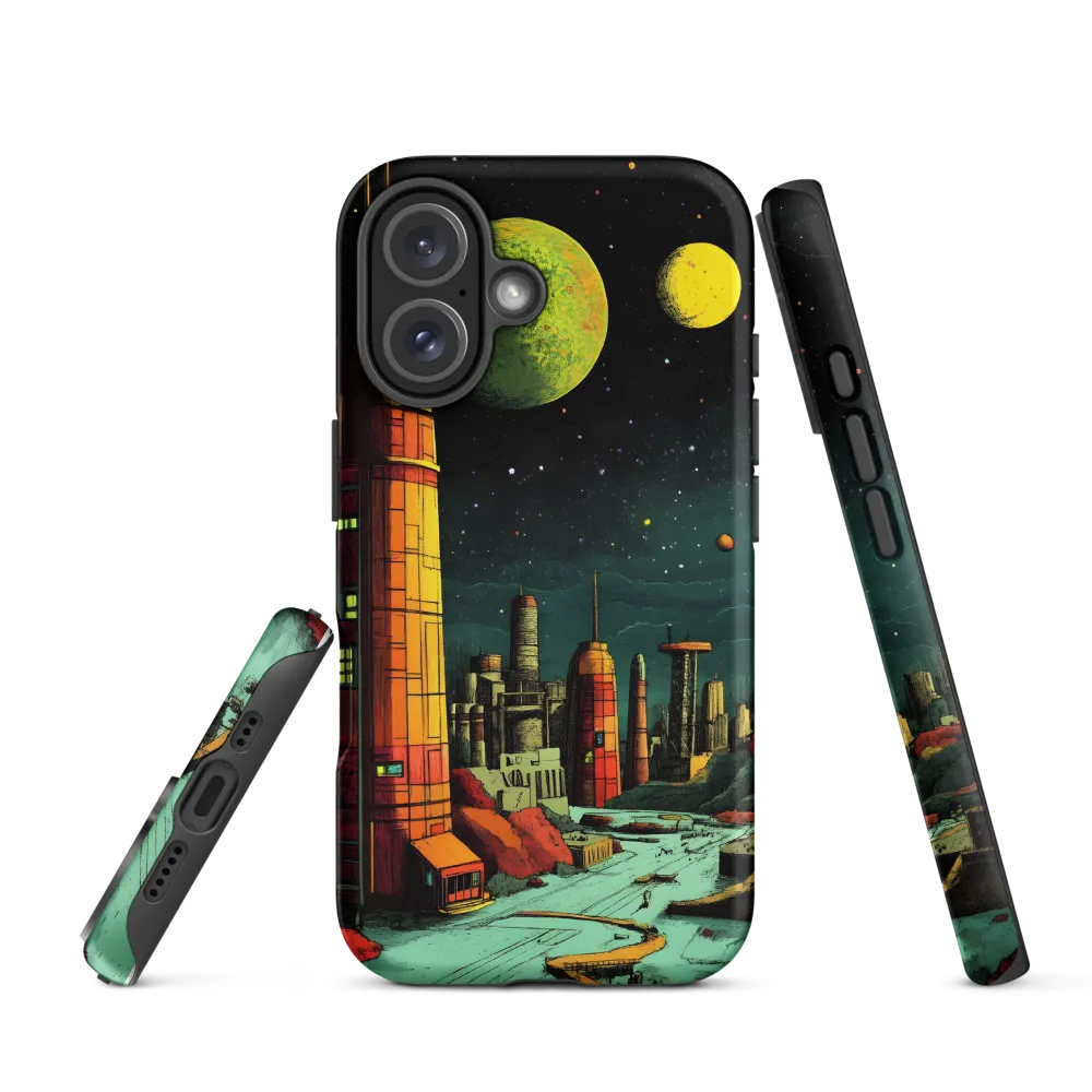 Cosmic Cityscape | Phone Case |  16 | Tough Case | Matte