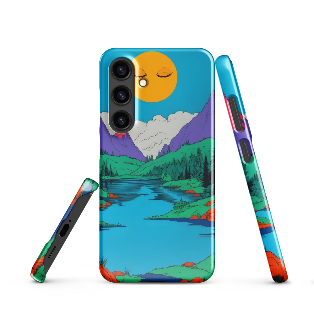 Whimsical Serenity in Vibrant Colors