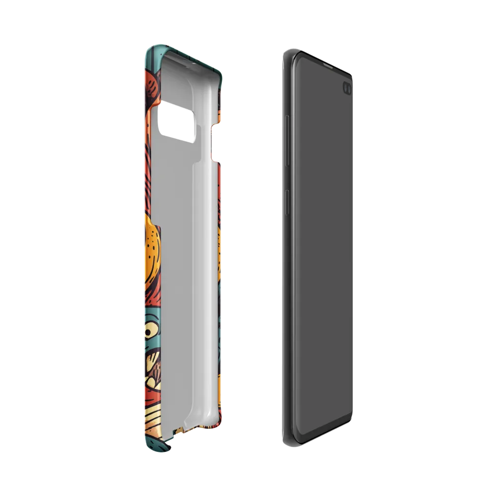 Whimsical Gathering of Creatures | Phone Case |  S10 | Snap Case | Matte