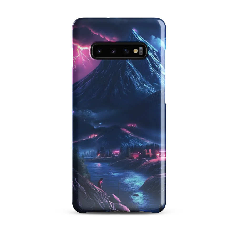 Mystical Storm Beneath the Peak | Phone Case |  S10 Plus | Snap Case | Glossy