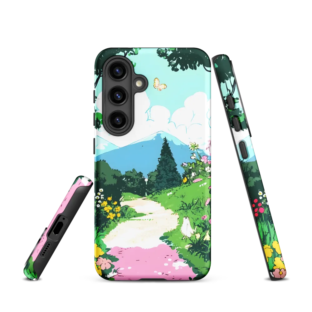 A Serene Journey Through Nature | Phone Case |  S24 | Tough Case | Matte