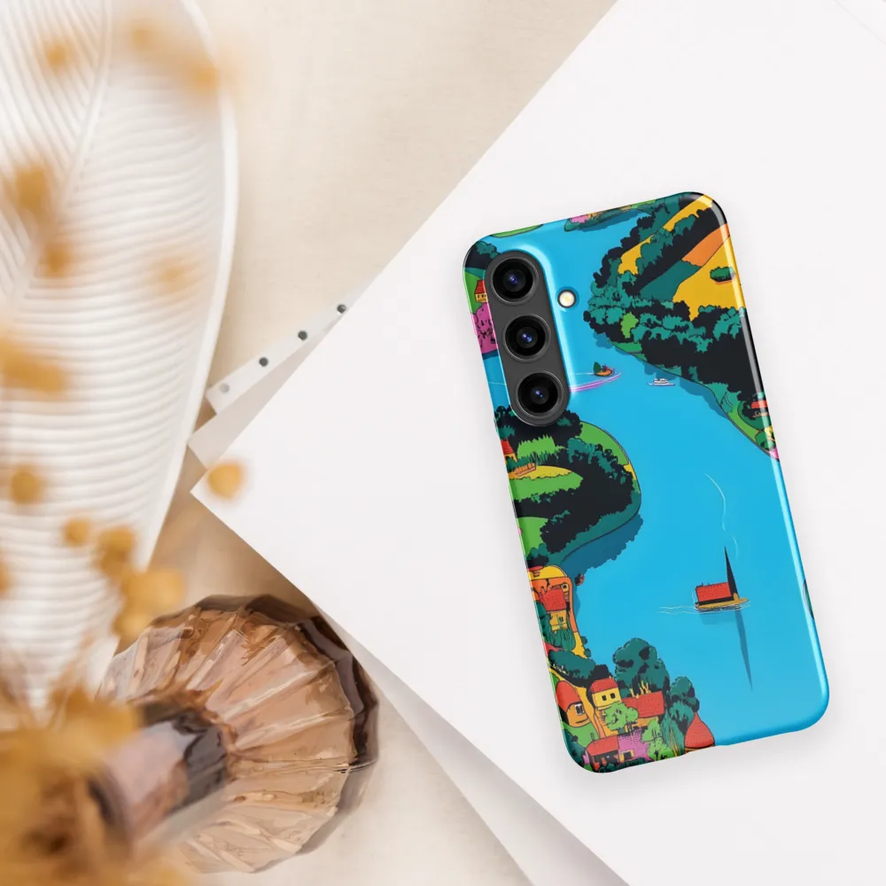 Whimsical River Landscape