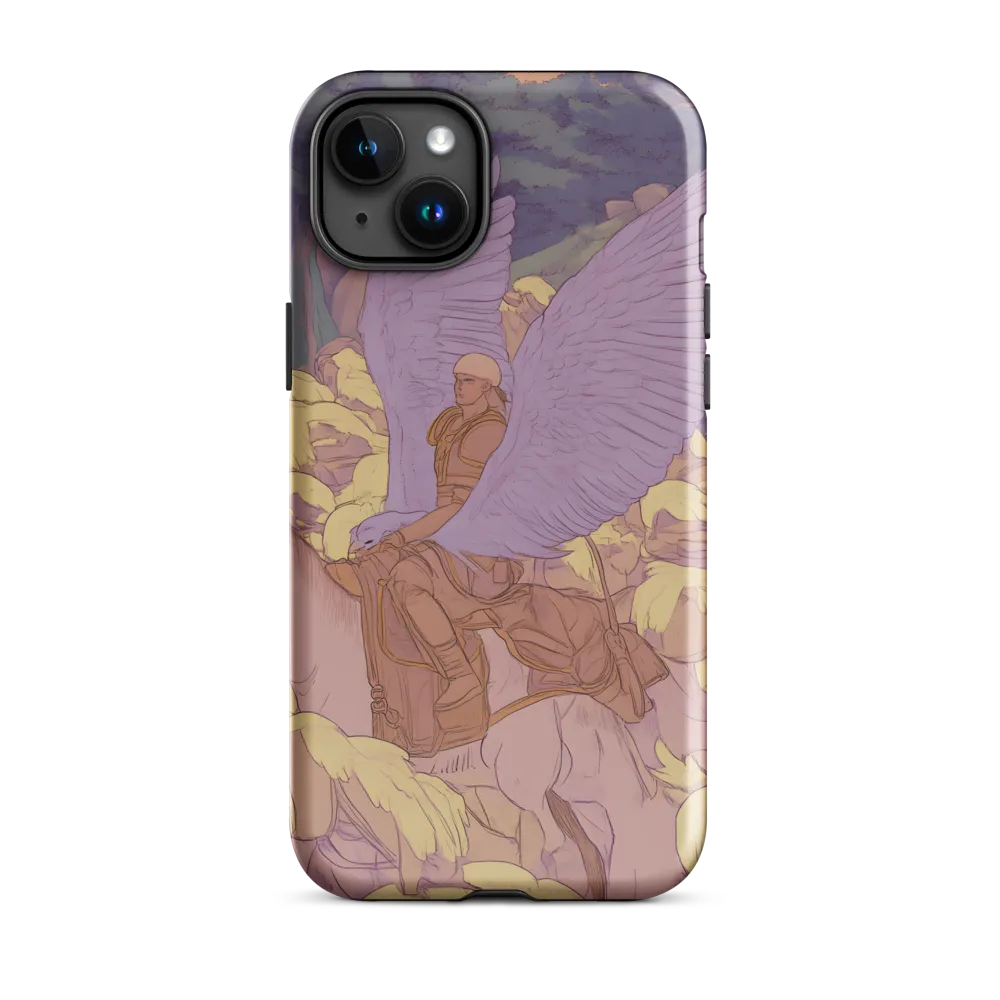 The Winged Guardian | Phone Case |  15 Plus | Tough Case | Glossy