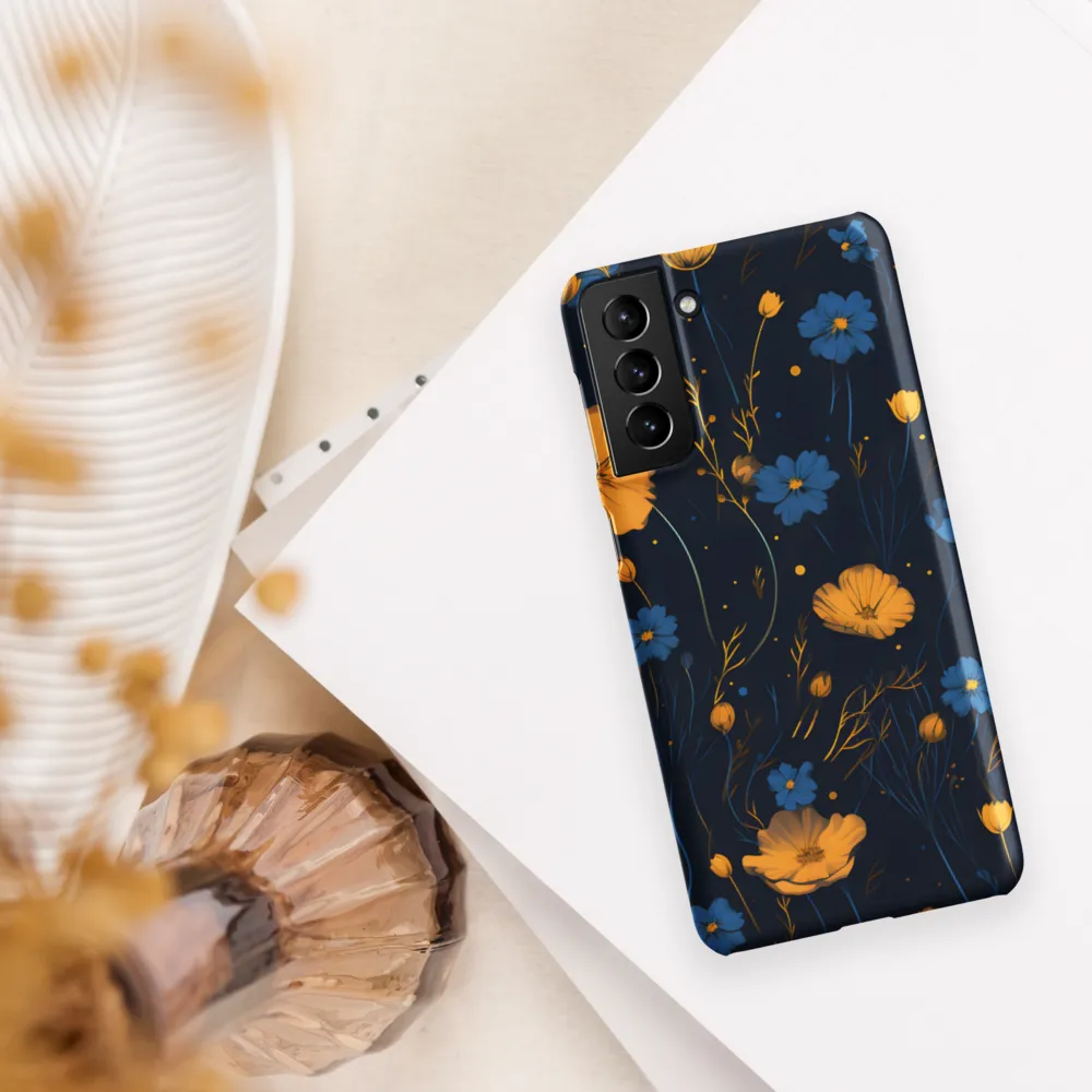 Nocturnal Blossoms | Phone Case |  S21 Plus | Snap Case | Matte