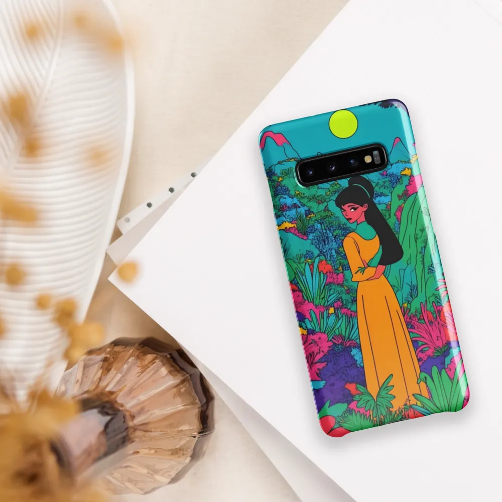 Ethereal Serenity in a Psychedelic Landscape | Phone Case |  S10 Plus | Snap Case | Glossy