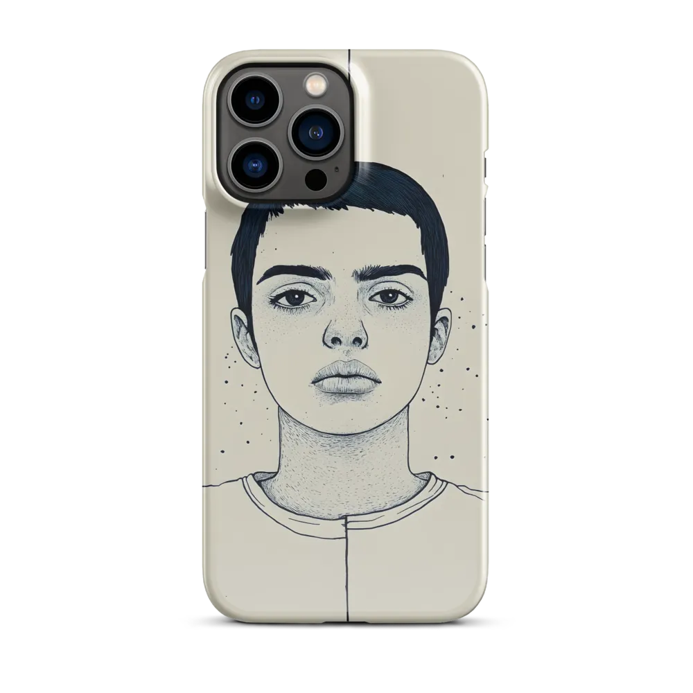 Embodying Serenity: A Contemporary Portrait | Phone Case |  13 Pro Max | Snap Case | Glossy