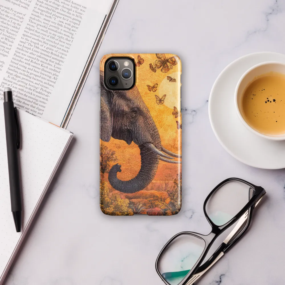 Whispers of the Wild: The Serene Elephant | Phone Case |  11 Pro Max | Snap Case | Glossy