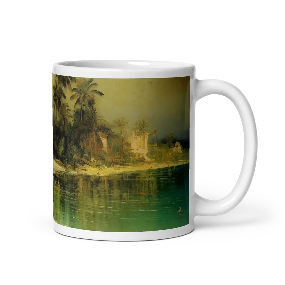 Elysian Shores at Dusk | Mug with White inside | 11 oz