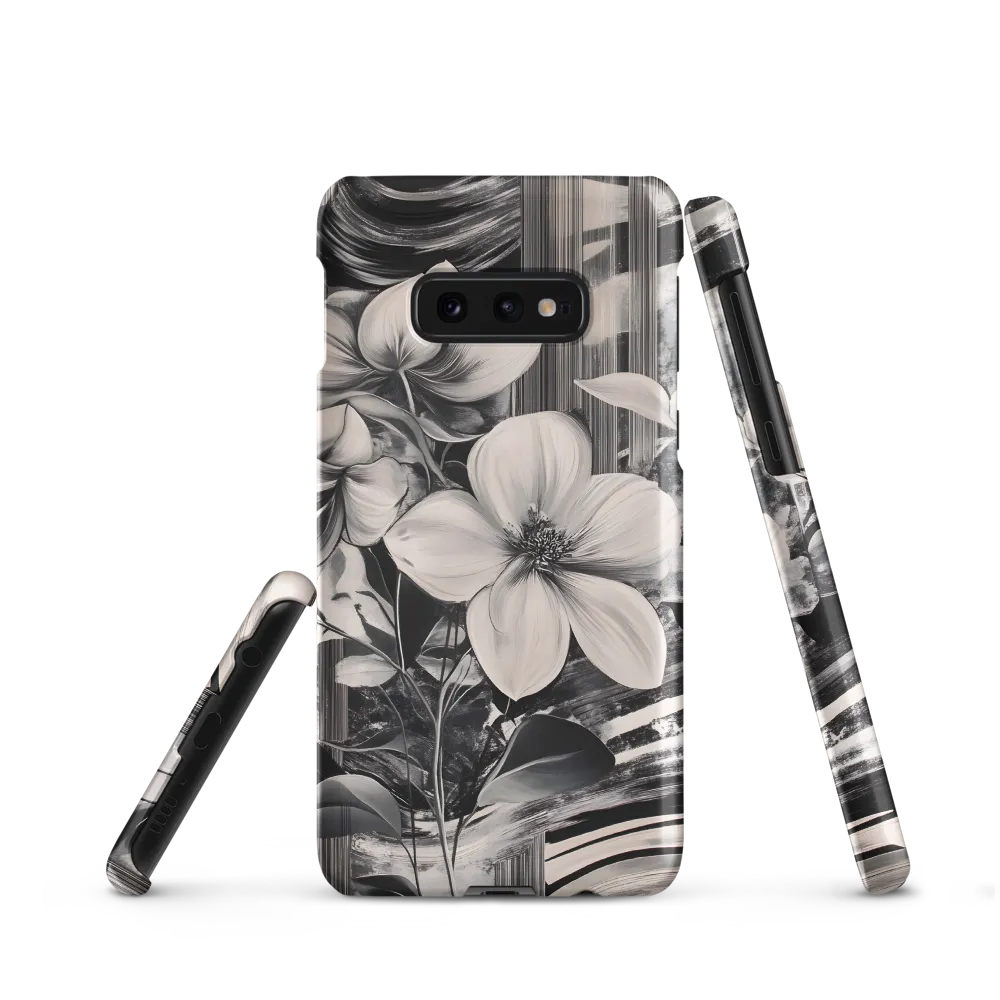 Ethereal Bloom: A Dance of Monochromes