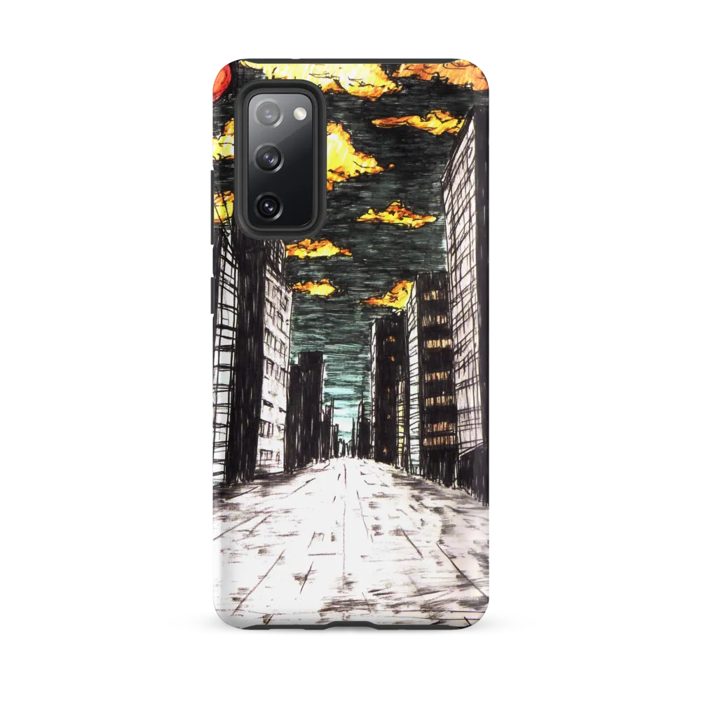 Eclipsed Cityscape | Phone Case |  S20 FE | Tough Case | Matte