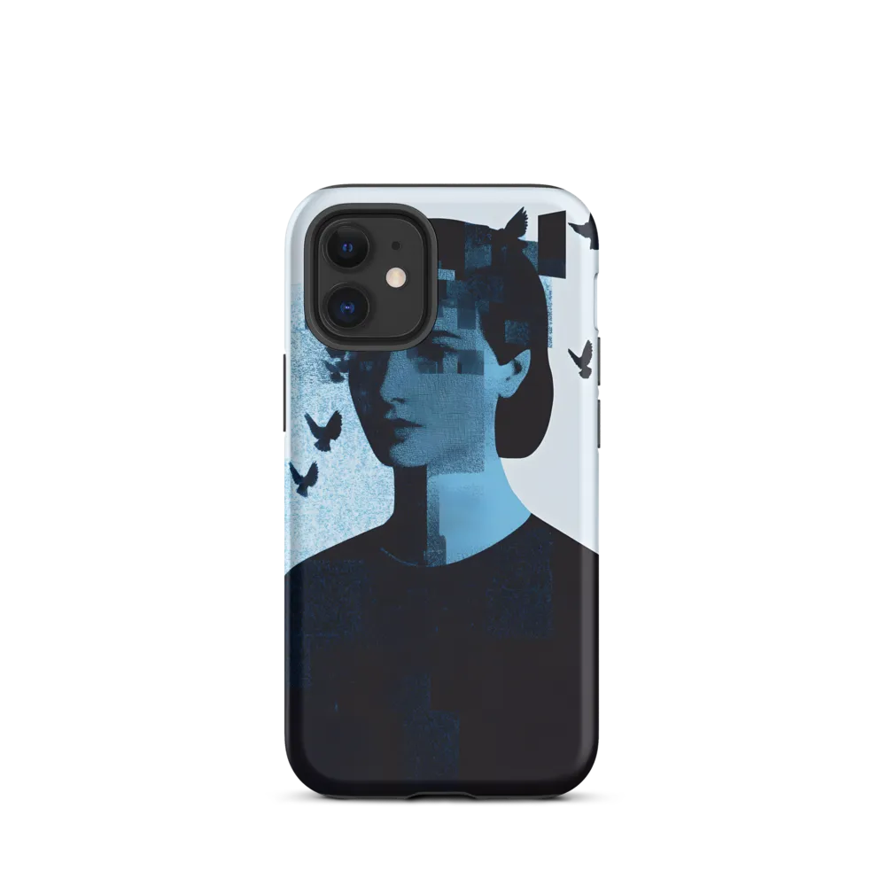 Fragmented Reflections | Phone Case |  12 mini | Tough Case | Matte