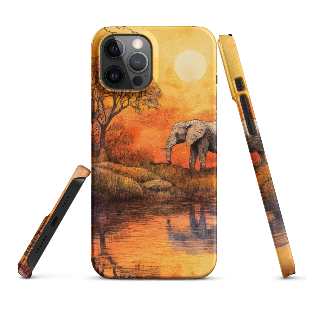 Elephant's Serenity at Dusk