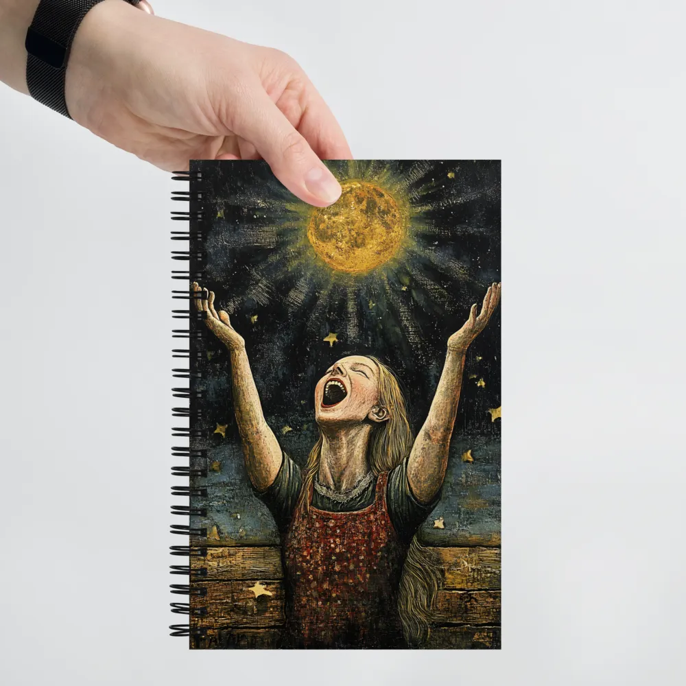 Reaching for the Moon | Spiral Notebook