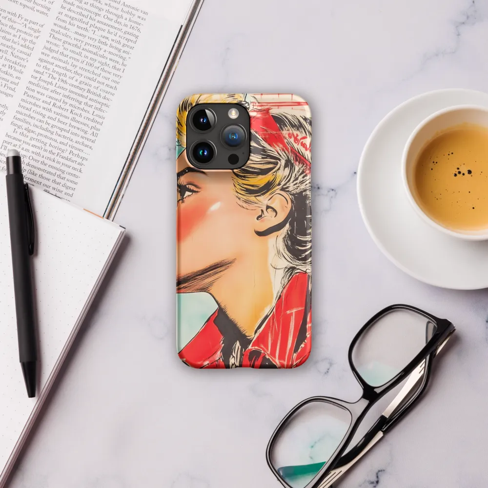 Empowered Elegance: A Pop Art Portrait | Phone Case |  15 Pro Max | Snap Case | Matte