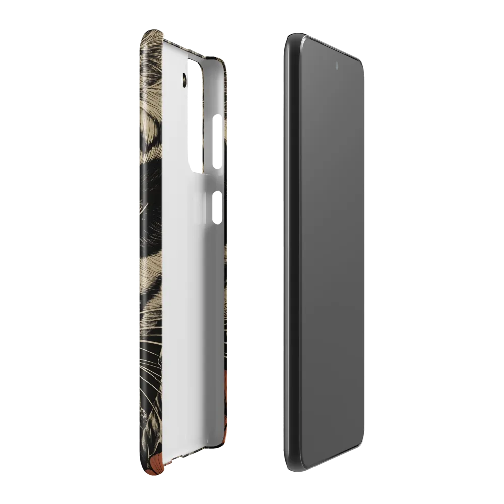 Feline Majesty: The Human-Leopard Connection | Phone Case |  S21 Plus | Snap Case | Glossy