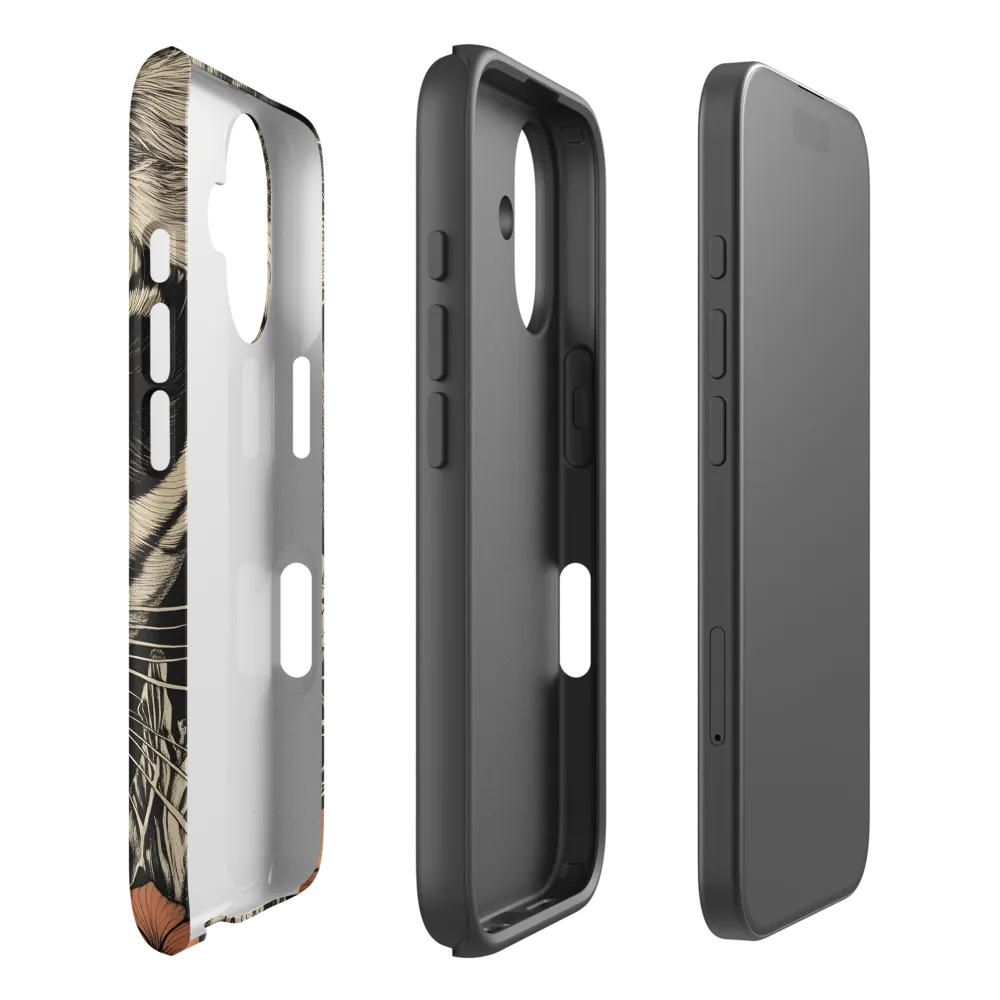 Feline Majesty: The Human-Leopard Connection | Phone Case |  16 | Tough Case | Matte