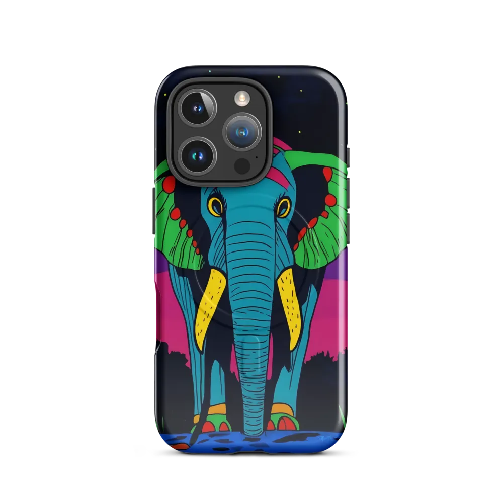 Whimsical Majesty: The Vibrant Elephant