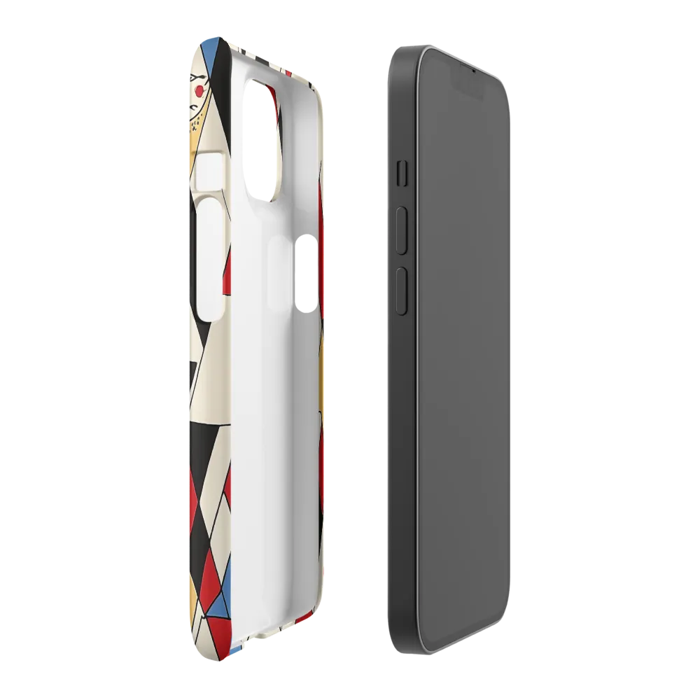 Dynamic Geometric Symphony | Phone Case |  14 | Snap Case | Matte
