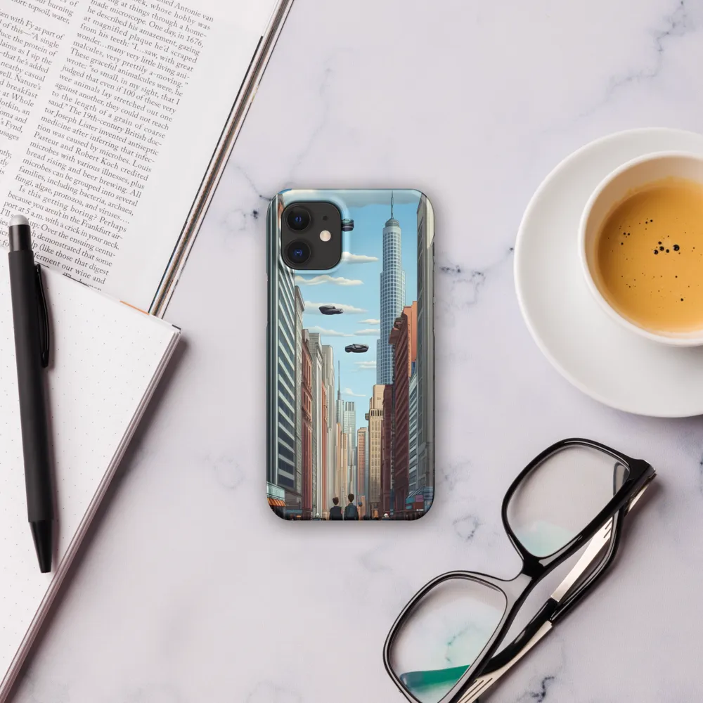 Futuristic Stroll through the Urban Skyline
