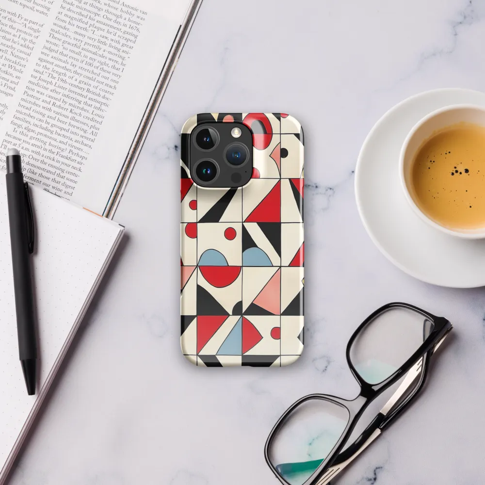 Dynamic Geometric Harmony | Phone Case |  16 Pro | Snap Case | Glossy