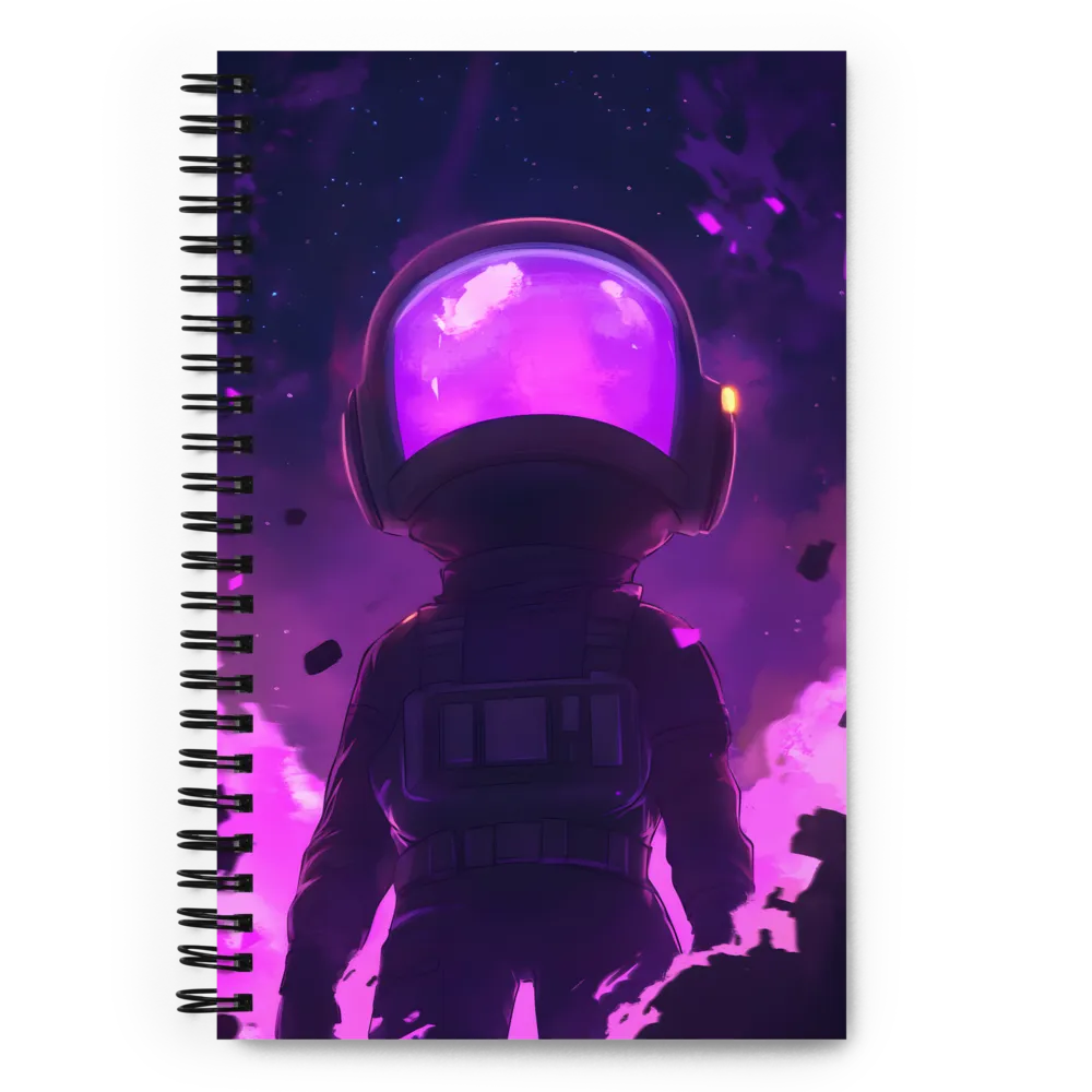 Cosmic Isolation | Spiral Notebook