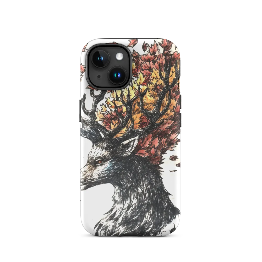 Stag of Autumn Leaves
