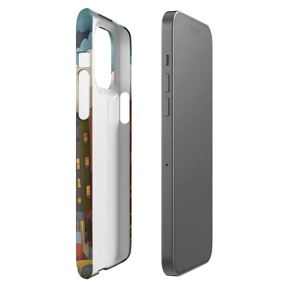 Urban Symphony: A City Awakens at Dusk | Phone Case |  14 Pro Max | Snap Case | Matte