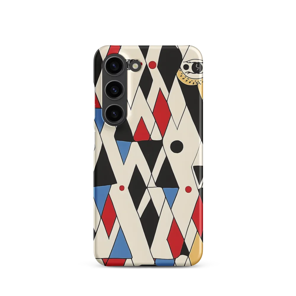 Dynamic Geometric Symphony | Phone Case |  S23 | Snap Case | Matte