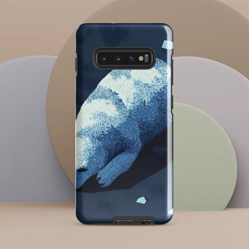 Silent Majesty: The Polar Bear's Realm | Phone Case |  S10 Plus | Tough Case | Glossy