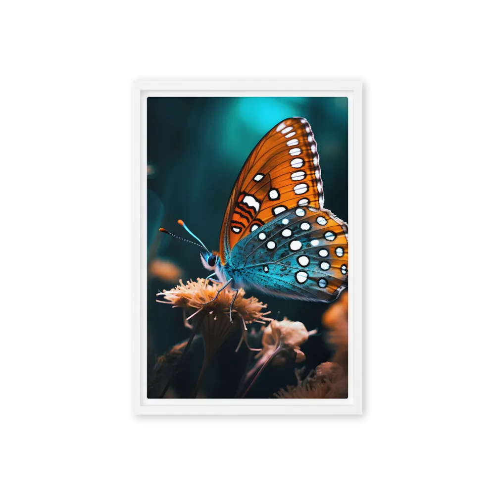 Whispers of Color: The Butterfly's Embrace