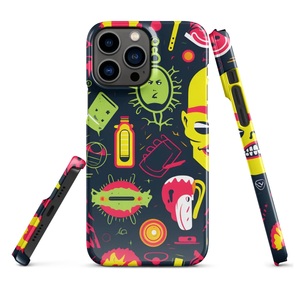 Neon Revelry: A Quirky Exploration of Modern Pop Art