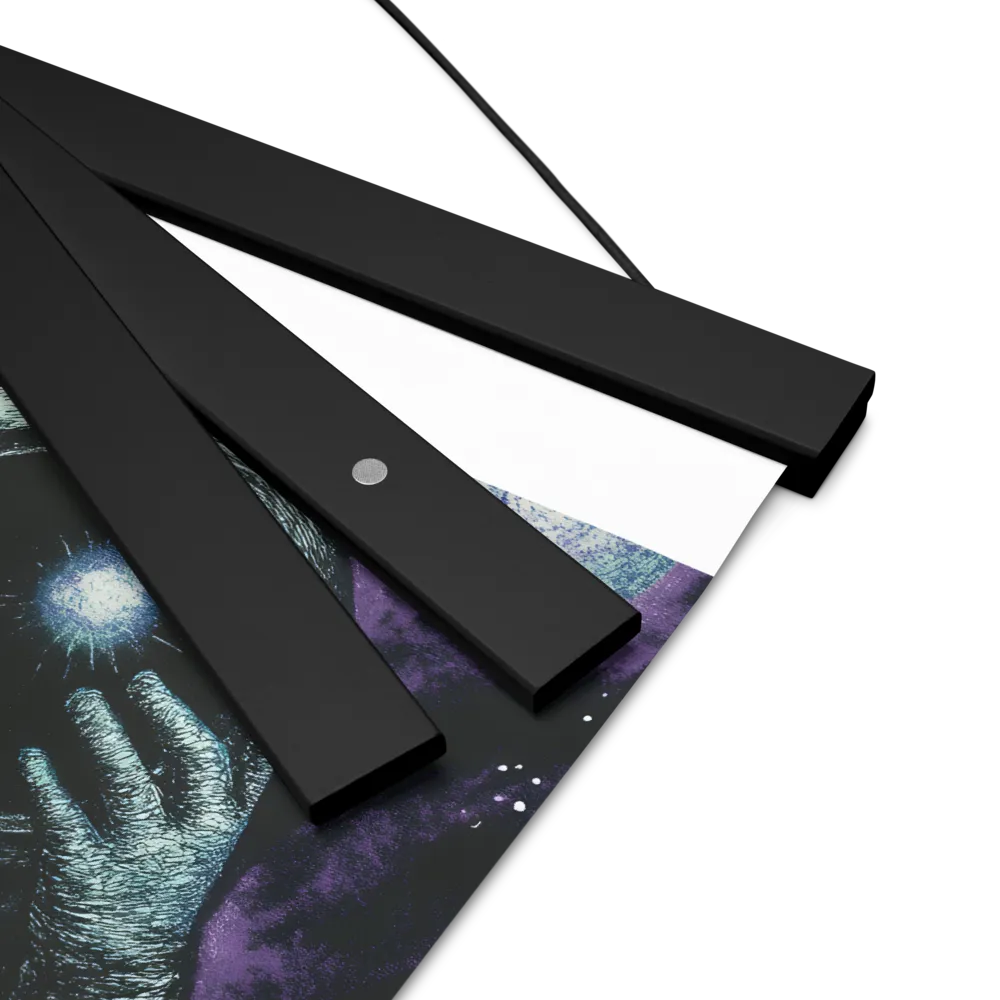 Beyond the Stars | Poster With Black Wood Hanger | 8″×10″