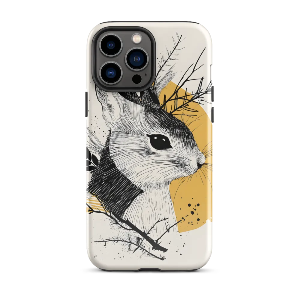Ethereal Rabbit: A Study in Line Art