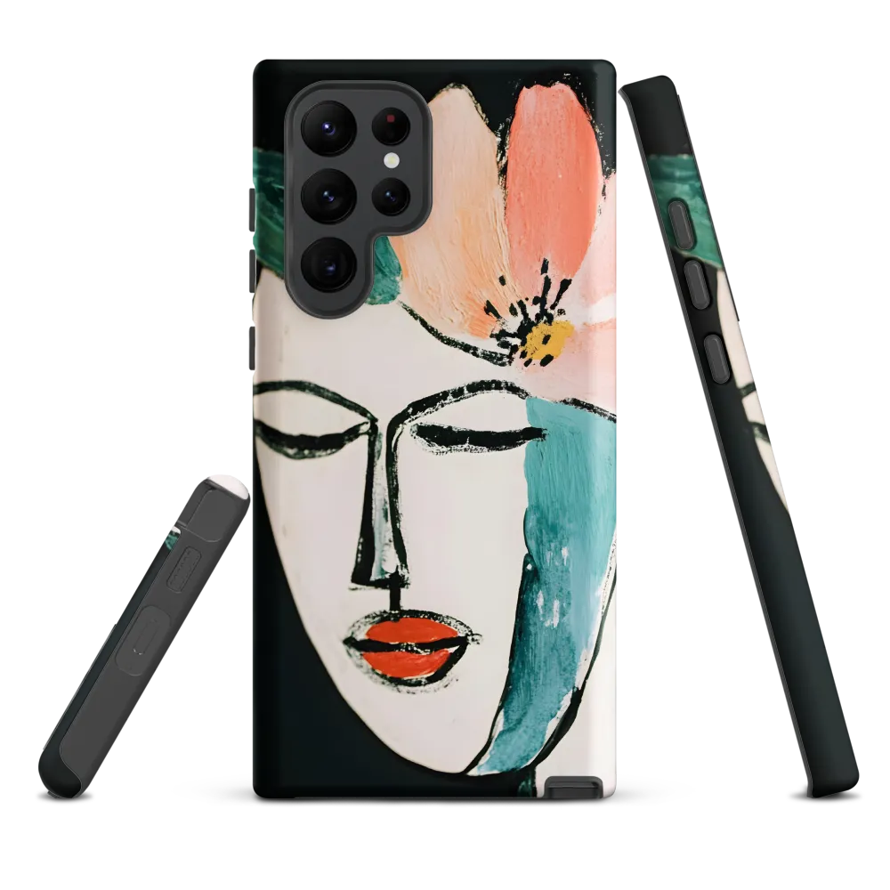 Elegance in Bloom | Phone Case |  S22 Ultra | Tough Case | Matte